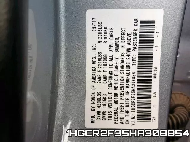 1HGCR2F35HA308854