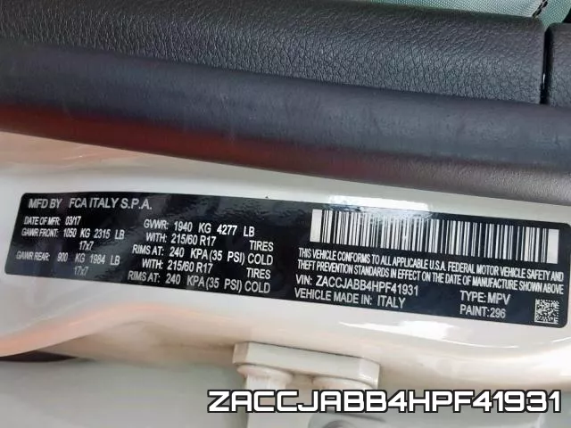 ZACCJABB4HPF41931