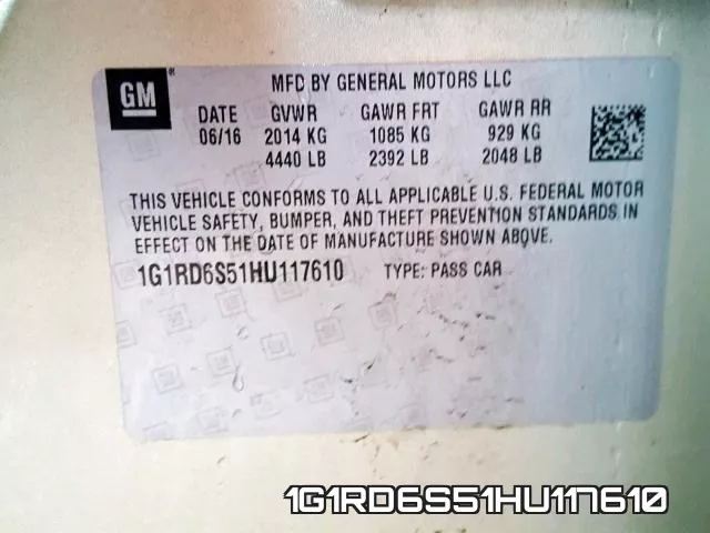 1G1RD6S51HU117610