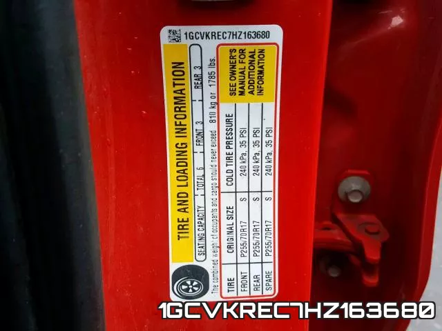 1GCVKREC7HZ163680