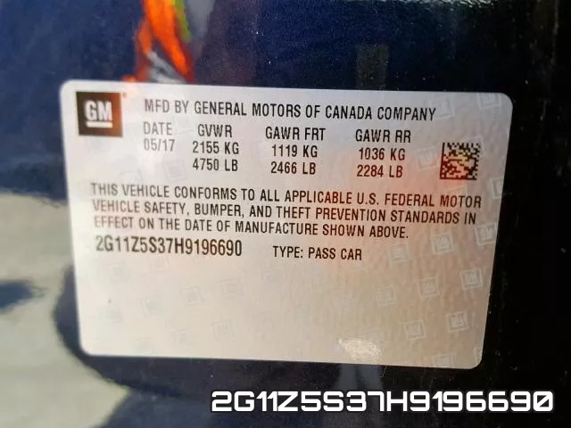 2G11Z5S37H9196690