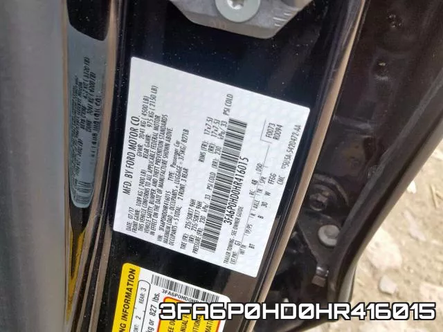 3FA6P0HD0HR416015