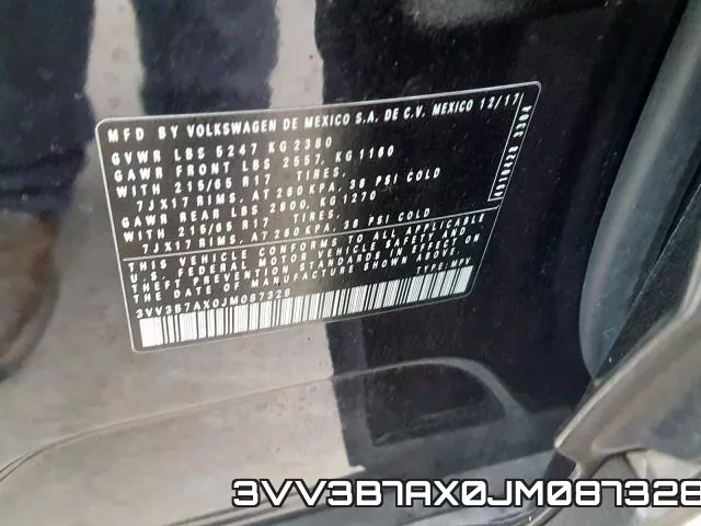 3VV3B7AX0JM087328