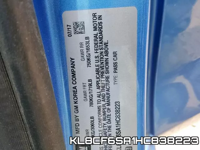 KL8CF6SA1HC838223