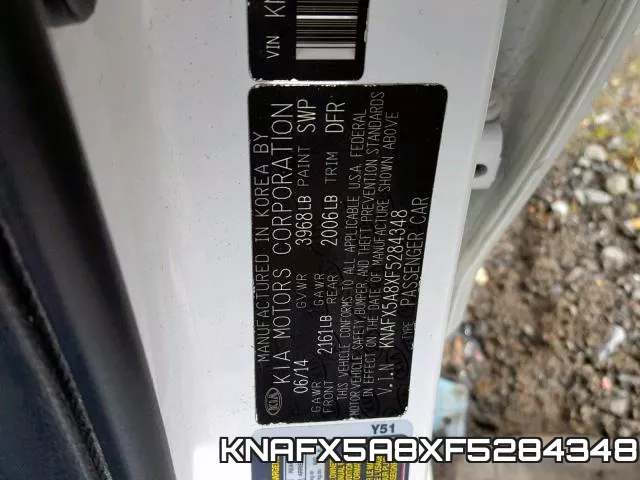 KNAFX5A8XF5284348