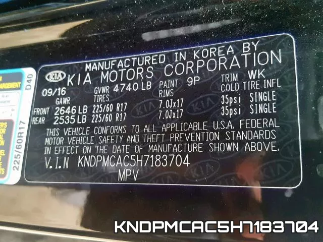 KNDPMCAC5H7183704